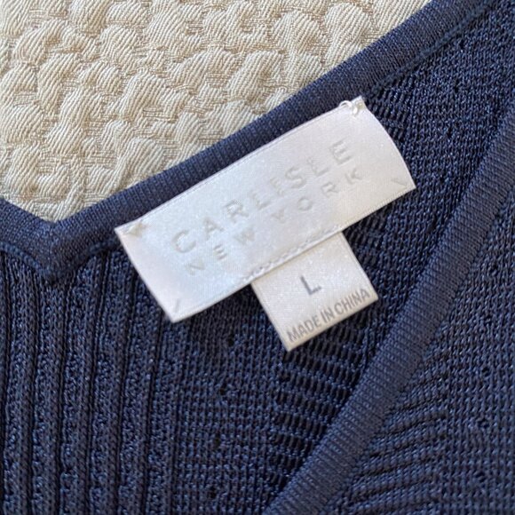 Carlisle New York - Soft Sleeveless Knit Dress with Slit - Picture 9 of 13